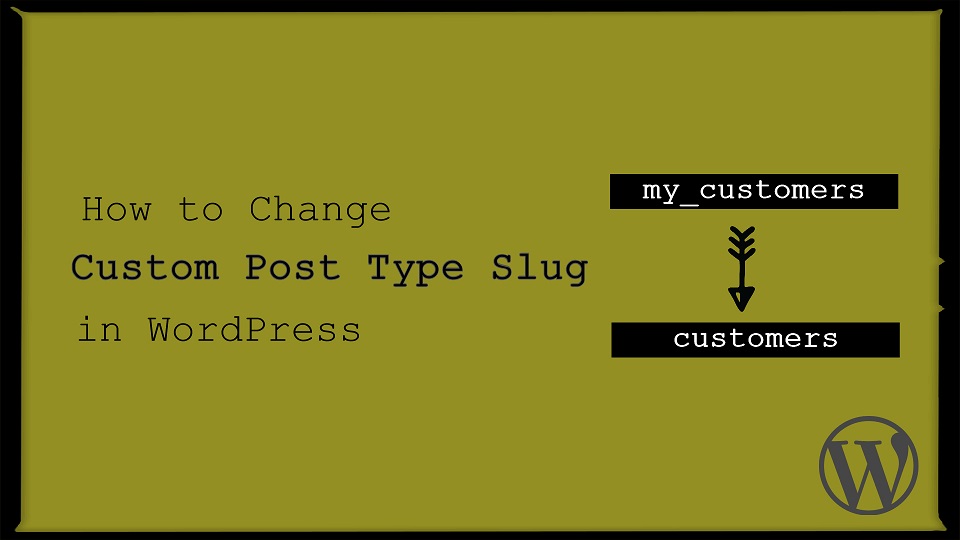 How To Change WordPress Post Slug Without Any Plugin