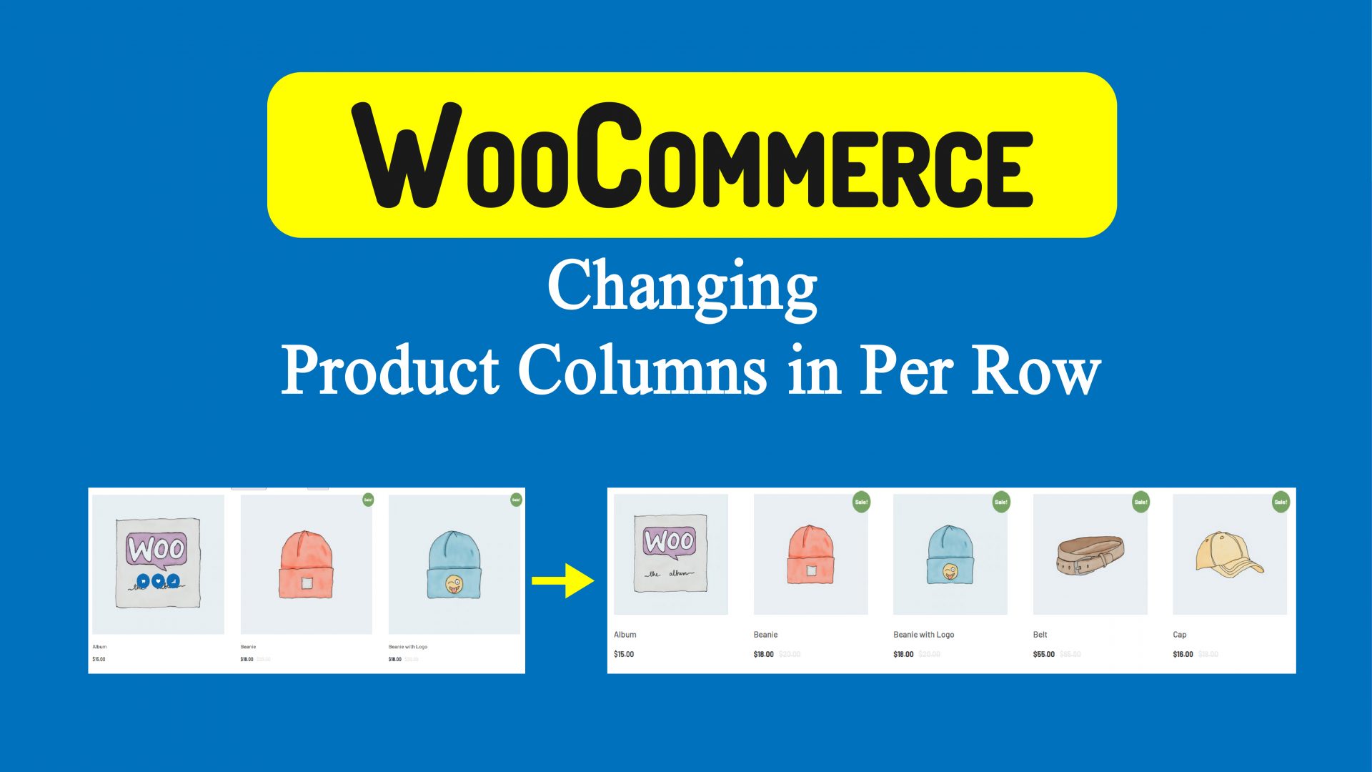 Change WooCommerce Products In Per Row